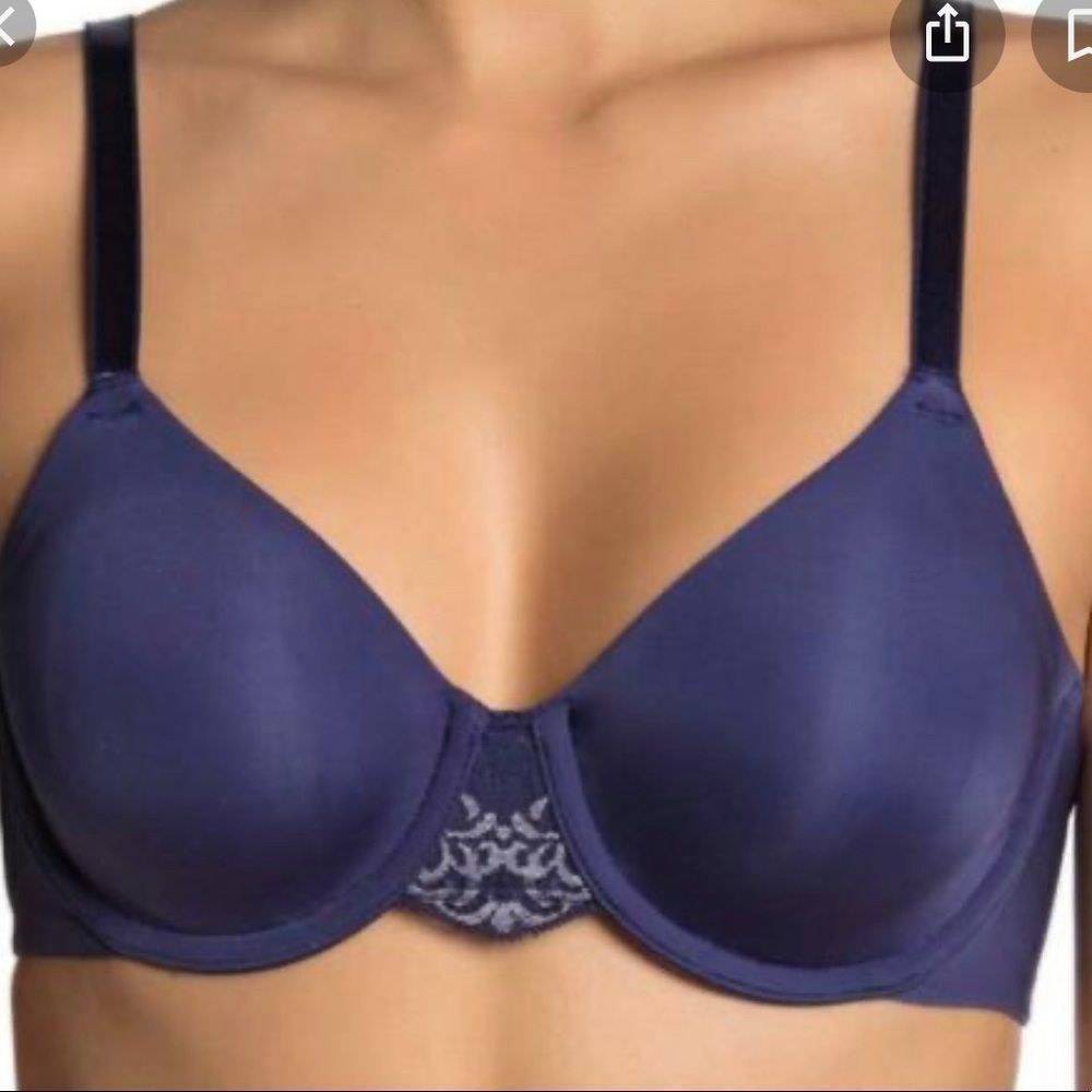 Wacoal 851257 Lace Impressions bra, purple, underwire, 34DDD